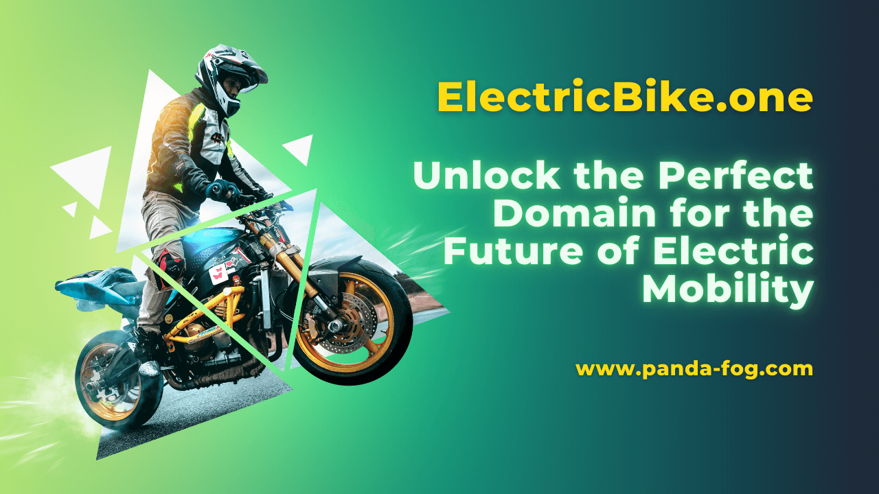 Unlock the Perfect Domain for the Future of Electric Mobility – ElectricBike.one